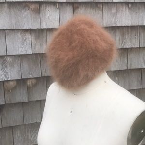 Vintage Angora Knit Hat